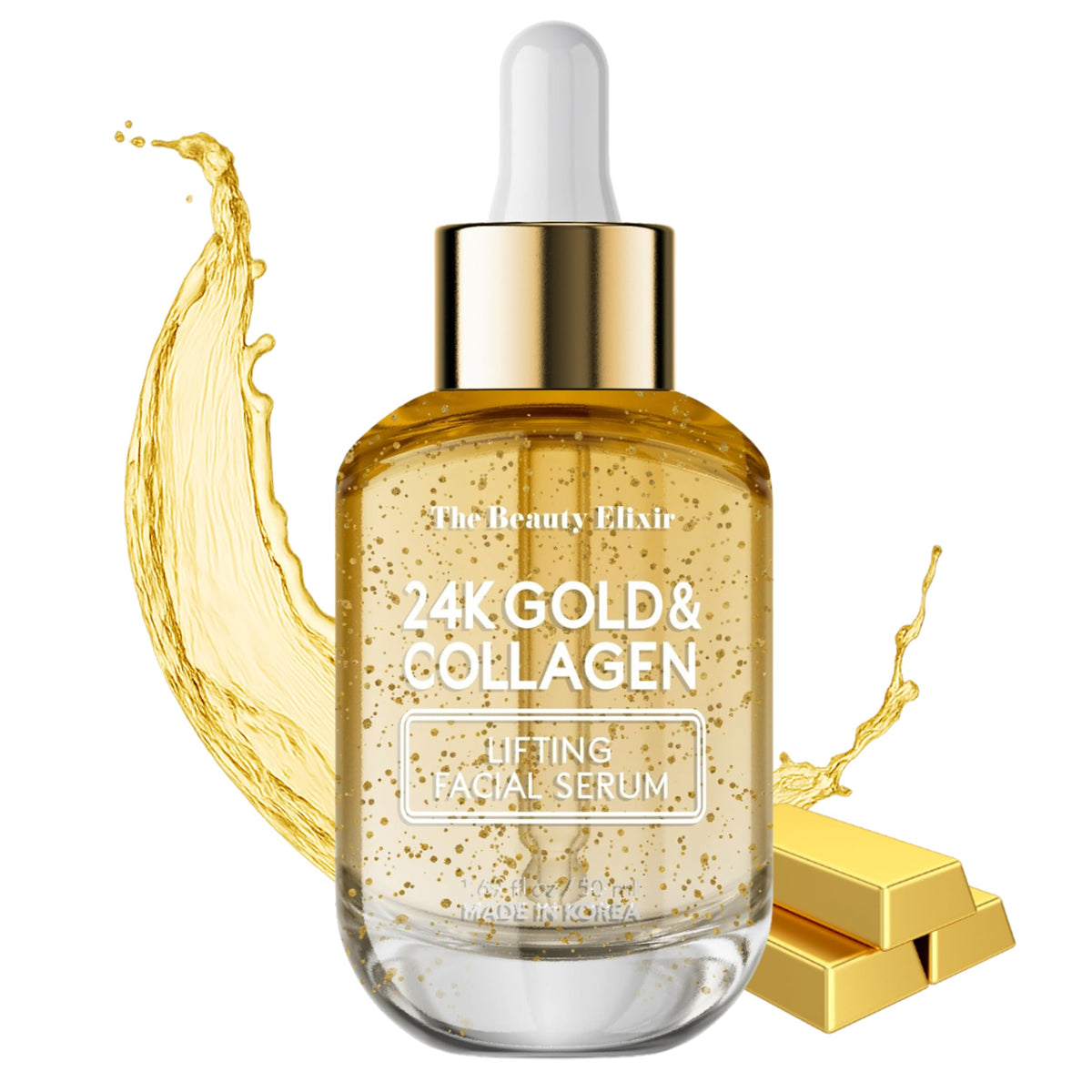 The Beauty Elixir front bottle showing elegant packaging and brand appeal