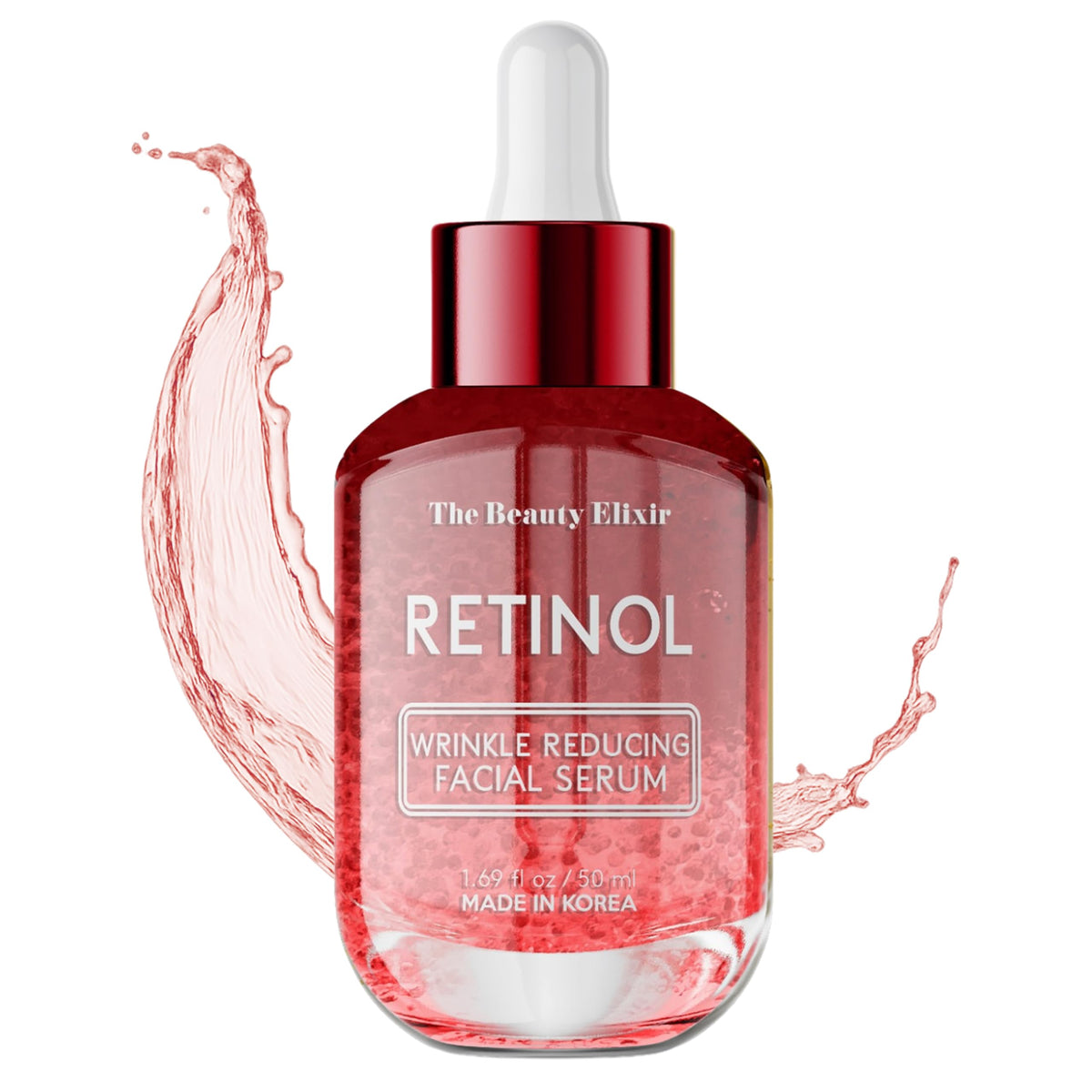 The Beauty Elixir front bottle view showing premium packaging and clarity
