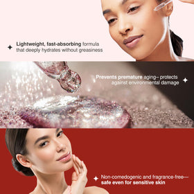 The Beauty Elixir bottle in bathroom lifestyle setting suggesting daily use