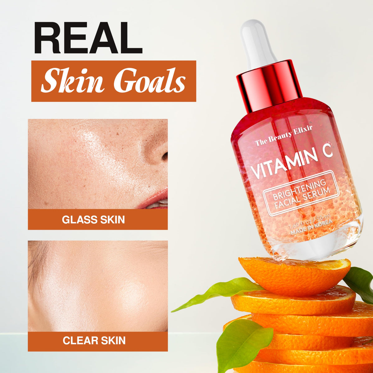 The Beauty Elixir applied to hand demonstrating lightweight feel and easy layering