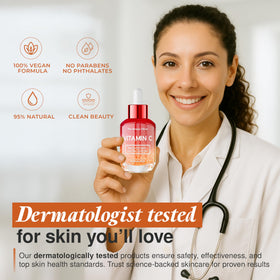 The Beauty Elixir on bathroom shelf in lifestyle setting for routine-friendly benefit