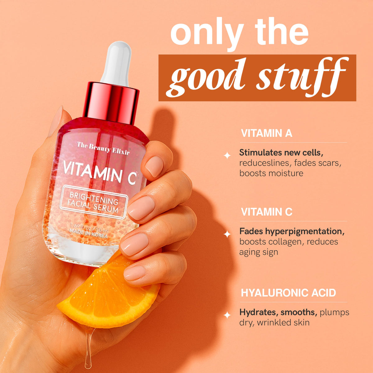 The Beauty Elixir natural ingredient close-up highlighting soothing botanical benefit