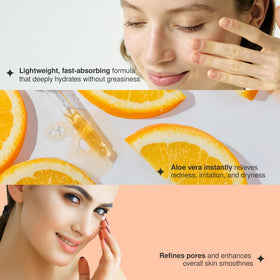 The Beauty Elixir label detail showing ingredient list and transparency benefit