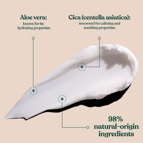 The Body Shop aloe leaves ingredient shot highlighting calming, natural origin