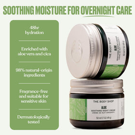 The Body Shop jar held in hand for scale and travel-friendly 50ml convenience