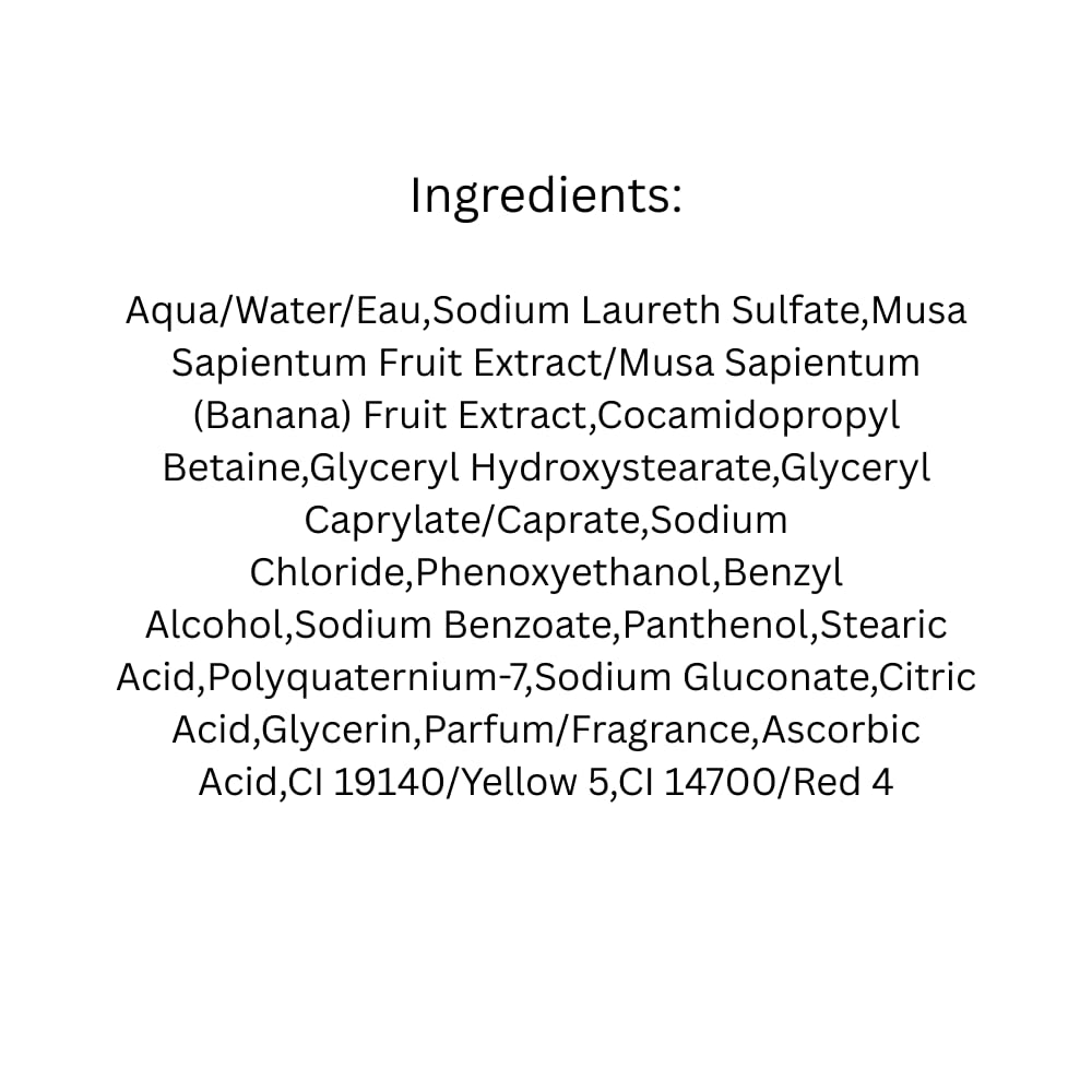 The Body Shop banana conditioner with banana ingredient visual highlights natural-origin benefit