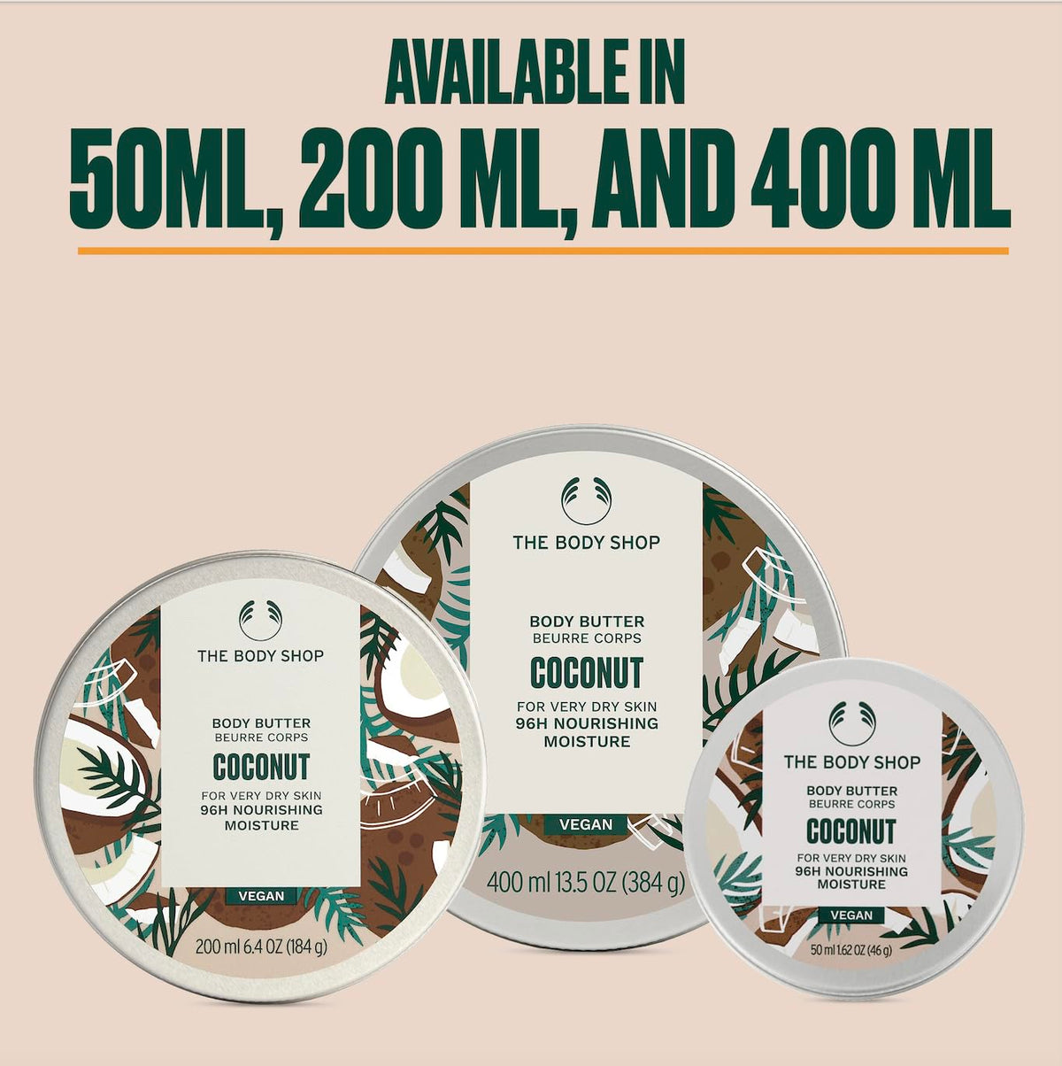 The Body Shop coconut body butter in a bathroom routine for soft, glowing skin
