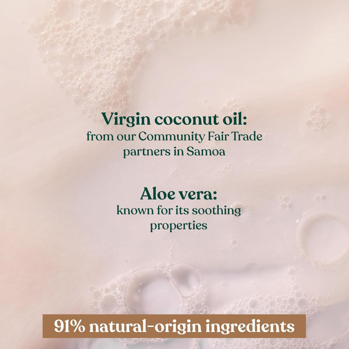 The Body Shop coconut shower cream creamy texture close-up demonstrating moisturizing feel