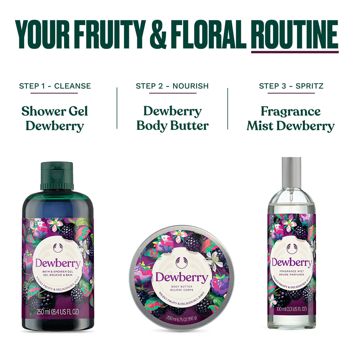 The Body Shop tub on a bathroom vanity evoking daily routine convenience