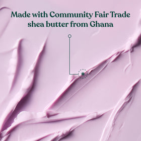 The Body Shop body butter spread on forearm demonstrating non-greasy finish
