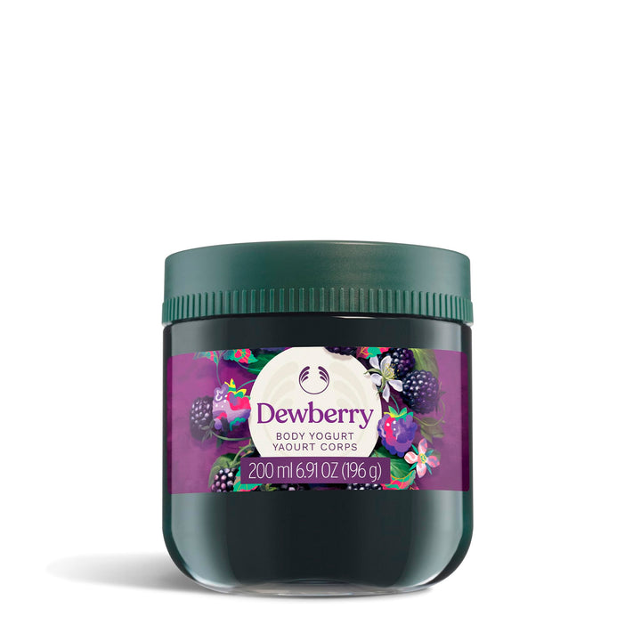 The Body Shop Dewberry front packaging showing label and size benefit
