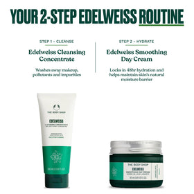 The Body Shop cleanser on bathroom shelf in daily routine setting