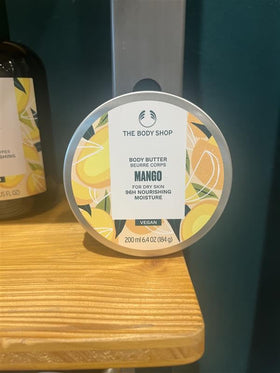 The Body Shop recyclable packaging label detail showing recycled-plastic tub and aluminium lid benefit