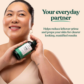 The Body Shop tea tree in-hand scale showing 250ml size and travel practicality