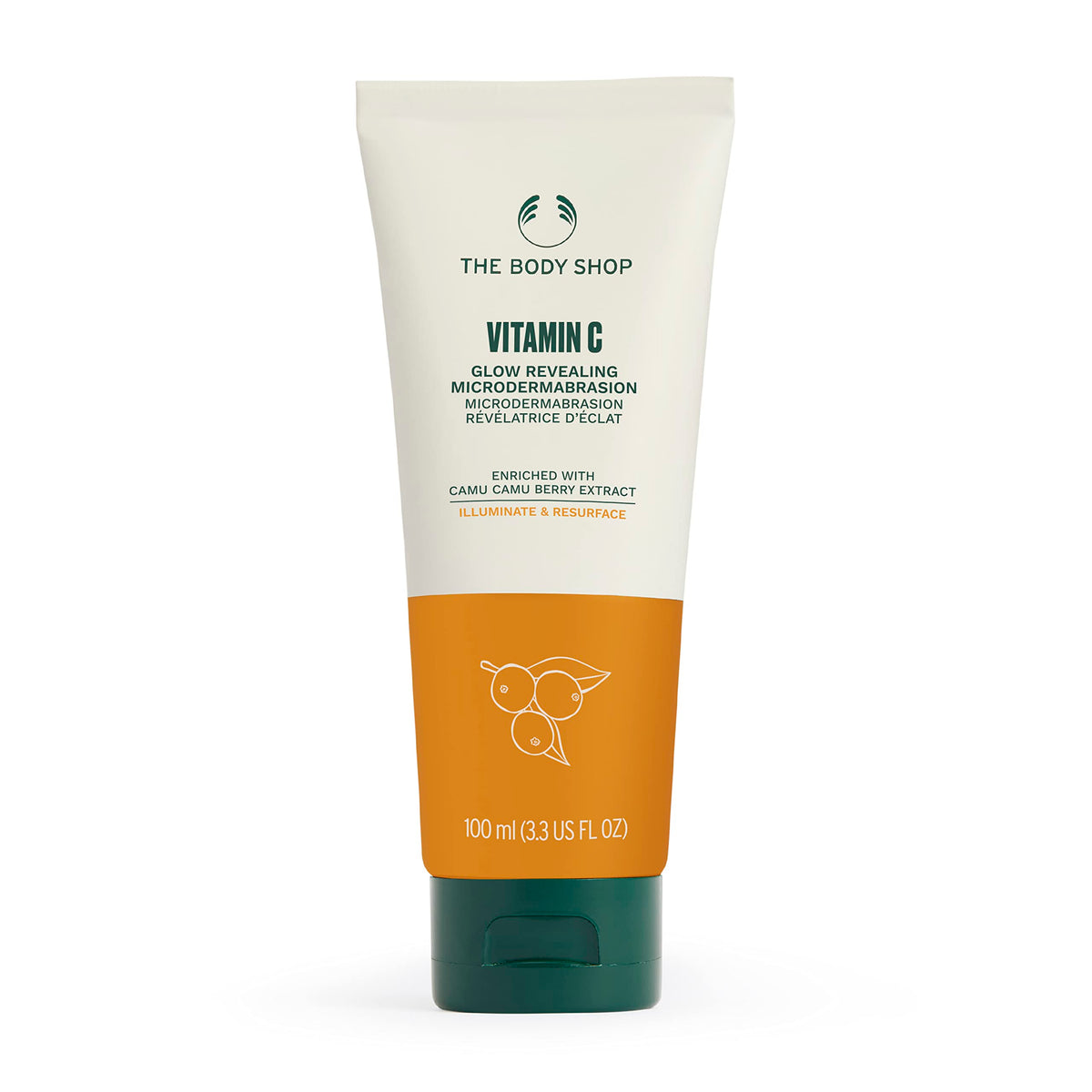 The Body Shop front packshot showing product and branding for quick recognition