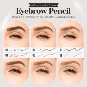Before and after brow fill with The BrowGal showing subtle enhancement