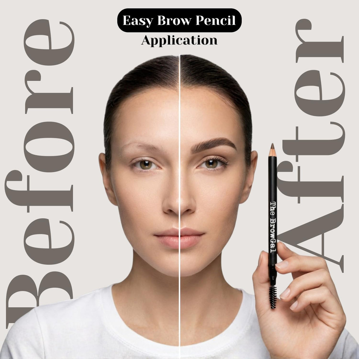 The BrowGal precision tip close-up drawing tiny hairlike strokes for natural definition