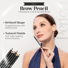The BrowGal spoolie brush detail blending product smoothly for softer brows