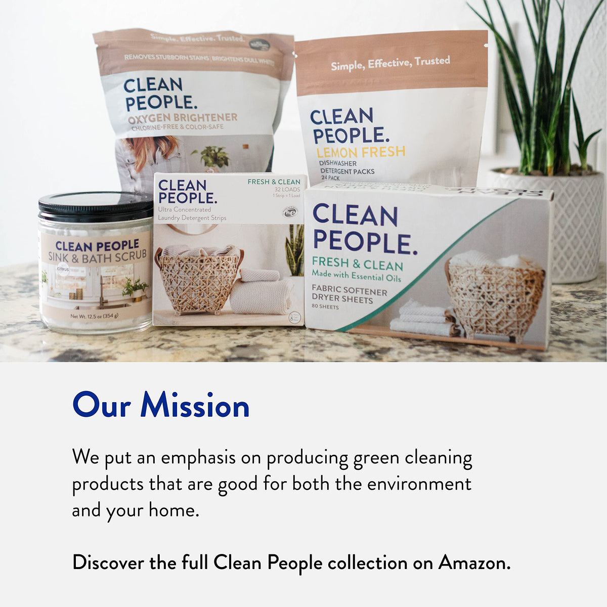 THE CLEAN PEOPLE scale comparison with tablet pack beside an 8 oz bottle