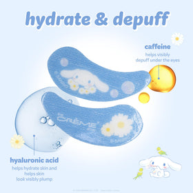 The Crème Shop close-up hydrogel texture highlighting hydration delivery