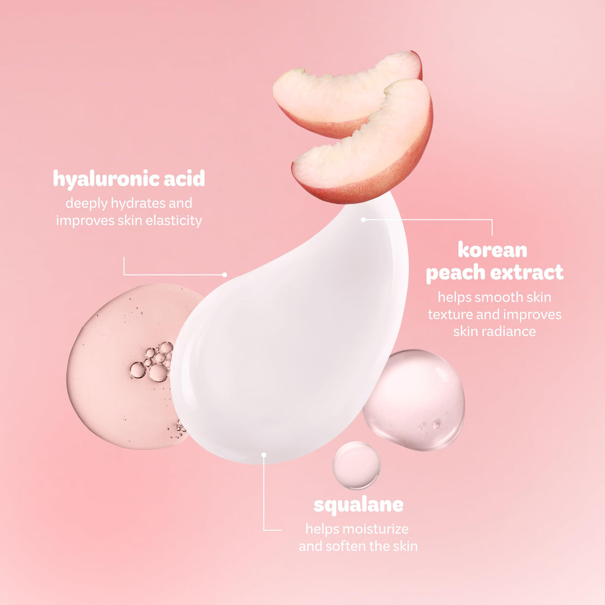 The Crème Shop cream on hand demonstrating spreadability and quick-absorbing hydration benefit