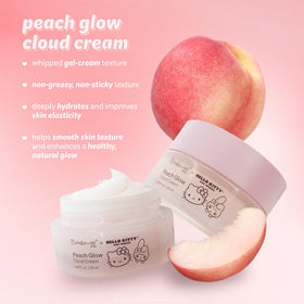 The Crème Shop open jar revealing whipped gel-cream texture and hydrating, lightweight consistency