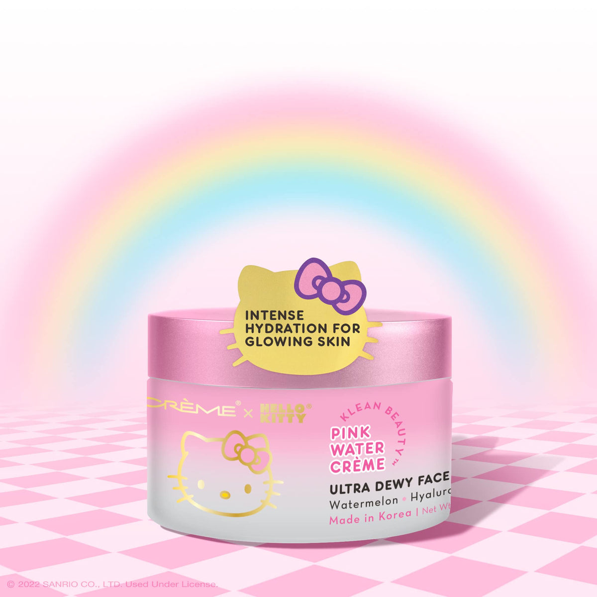 The Crème Shop Hello Kitty front packaging showing product and brand for collectible appeal