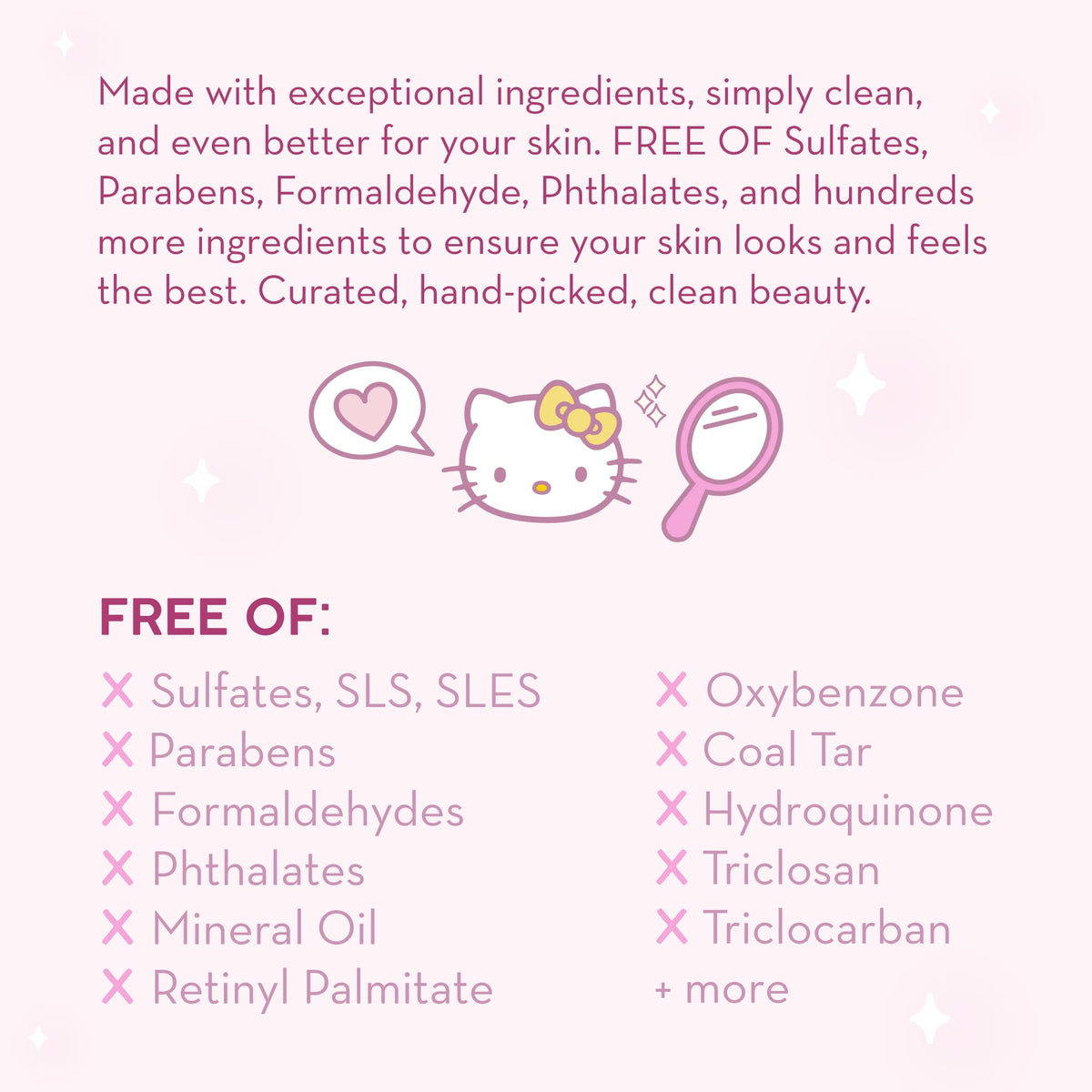 The Crème Shop Hello Kitty texture closeup showing creamy-gel consistency for quick absorption