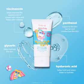 The Crème Shop texture close-up highlighting smooth moisturizing finish