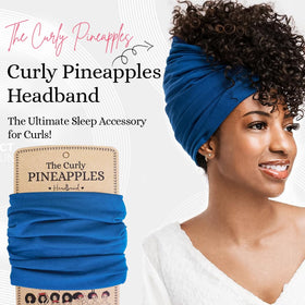 The Curly Pineapples close-up of soft stretchy fabric highlighting gentle feel for curls