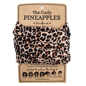 The Curly Pineapples front packaging showing cheetah print and adult size benefits