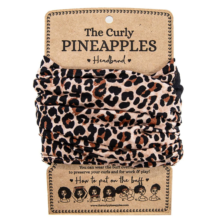 The Curly Pineapples front packaging showing cheetah print and adult size benefits