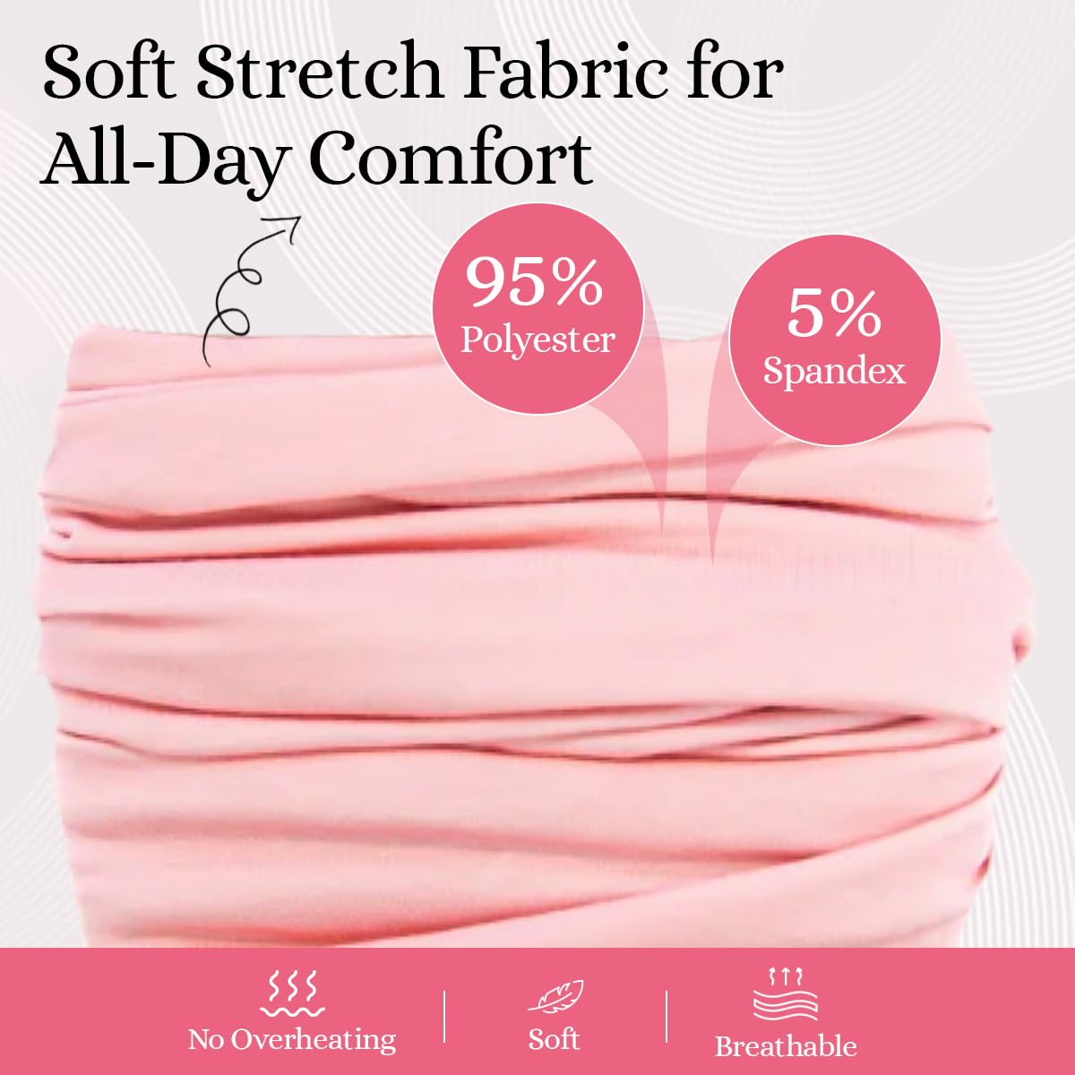 The Curly Pineapples on model during workout showing non-slip hold benefit