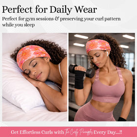 The Curly Pineapples band on a hand illustrating adult size and generous coverage