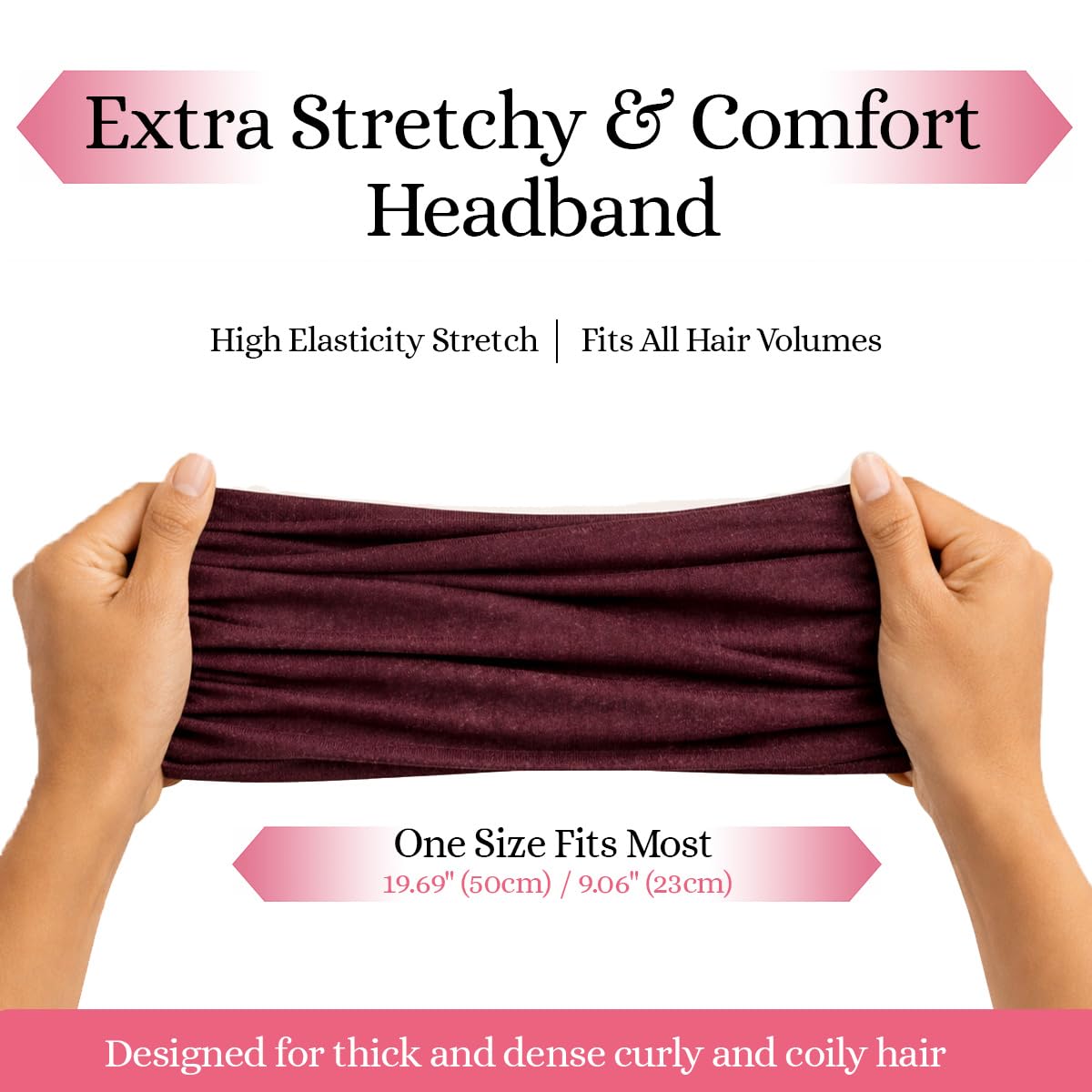 The Curly Pineapples headband used during yoga offering secure, non-slip hold