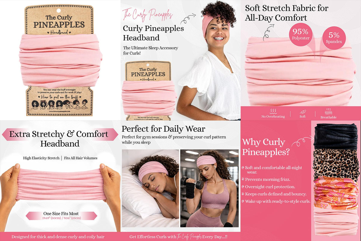 The Curly Pineapples in a lounge skincare scene showing comfortable everyday use benefit