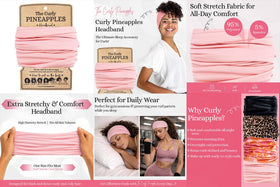 The Curly Pineapples in a lounge skincare scene showing comfortable everyday use benefit