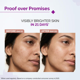 The Derma Co application on hand showing quick absorption and smooth finish benefit