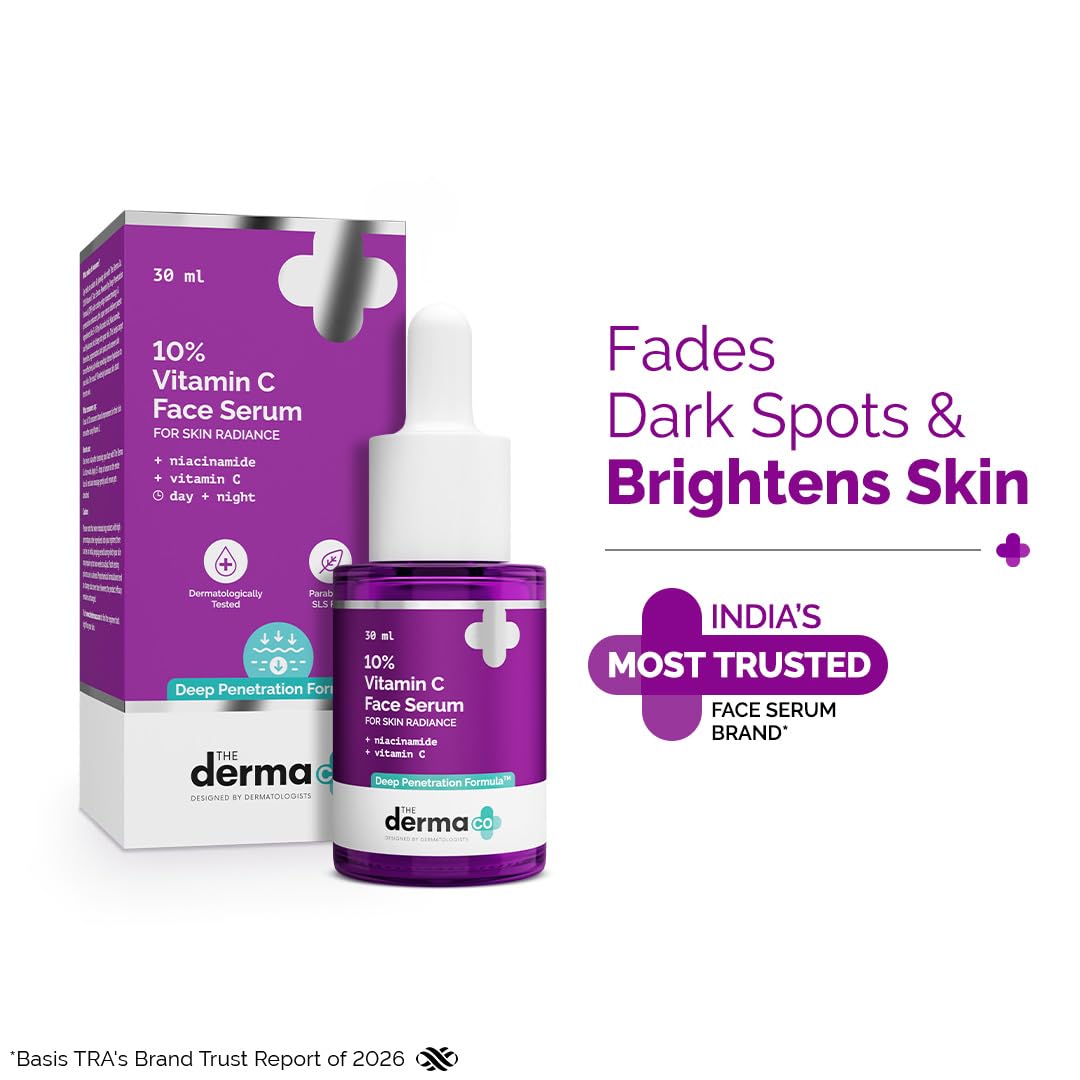 The Derma Co texture closeup showing lightweight serum absorbency benefit