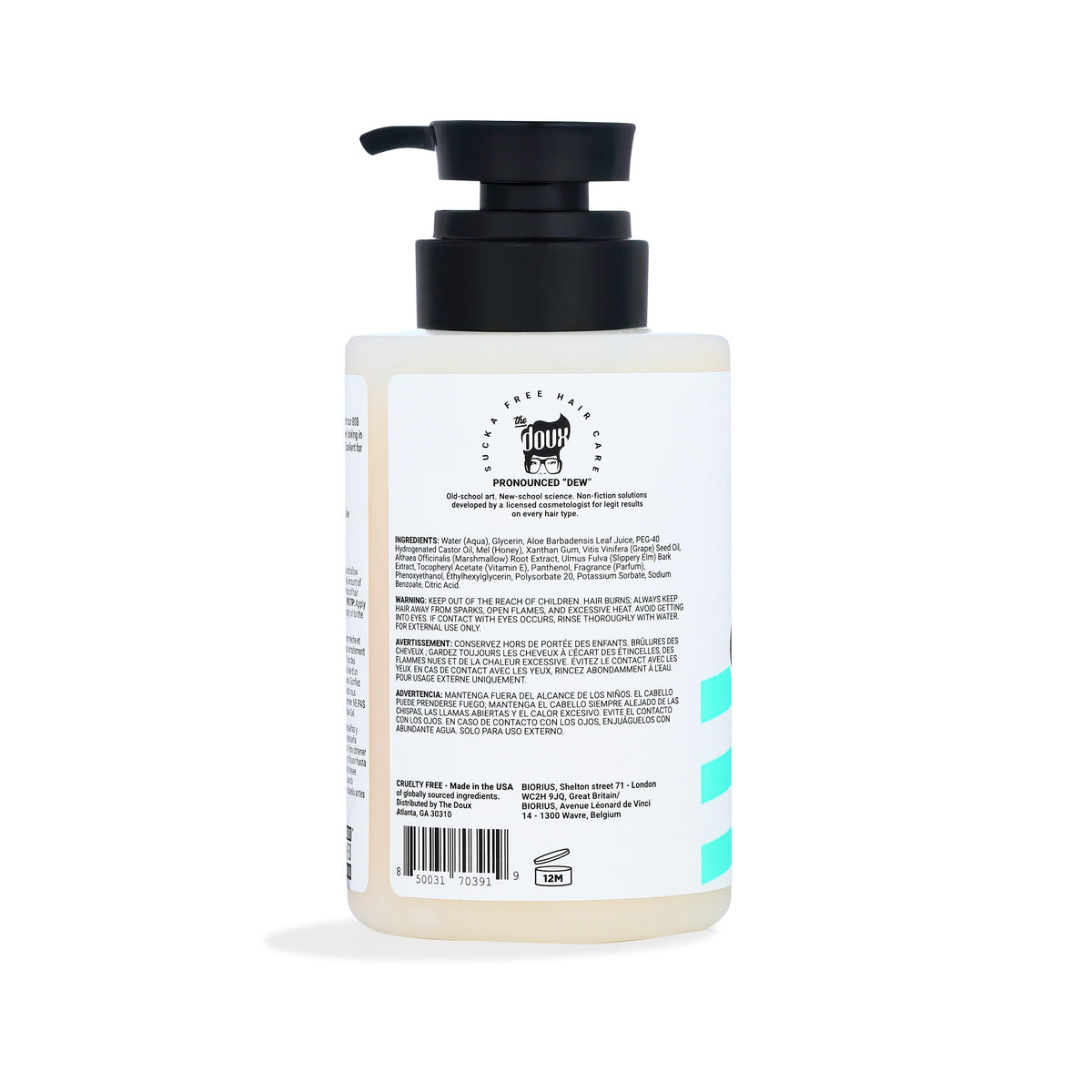 The Doux close-up gel texture demonstrating smooth slip