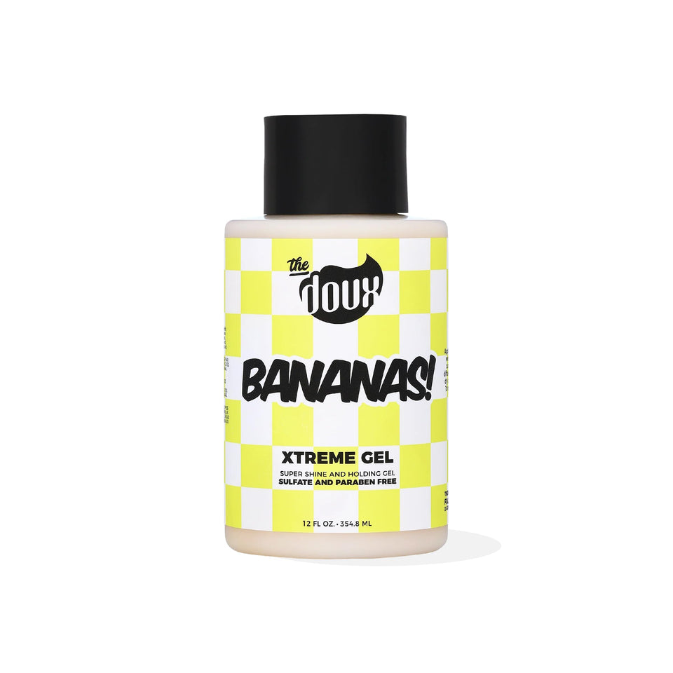 The Doux front packaging showing product name and size, clear labeling and benefit