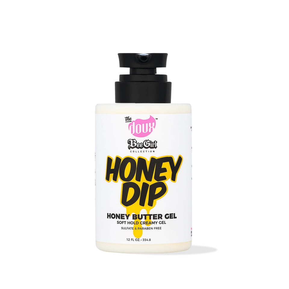 The Doux Bee Girls front packaging showing product and directions for styling