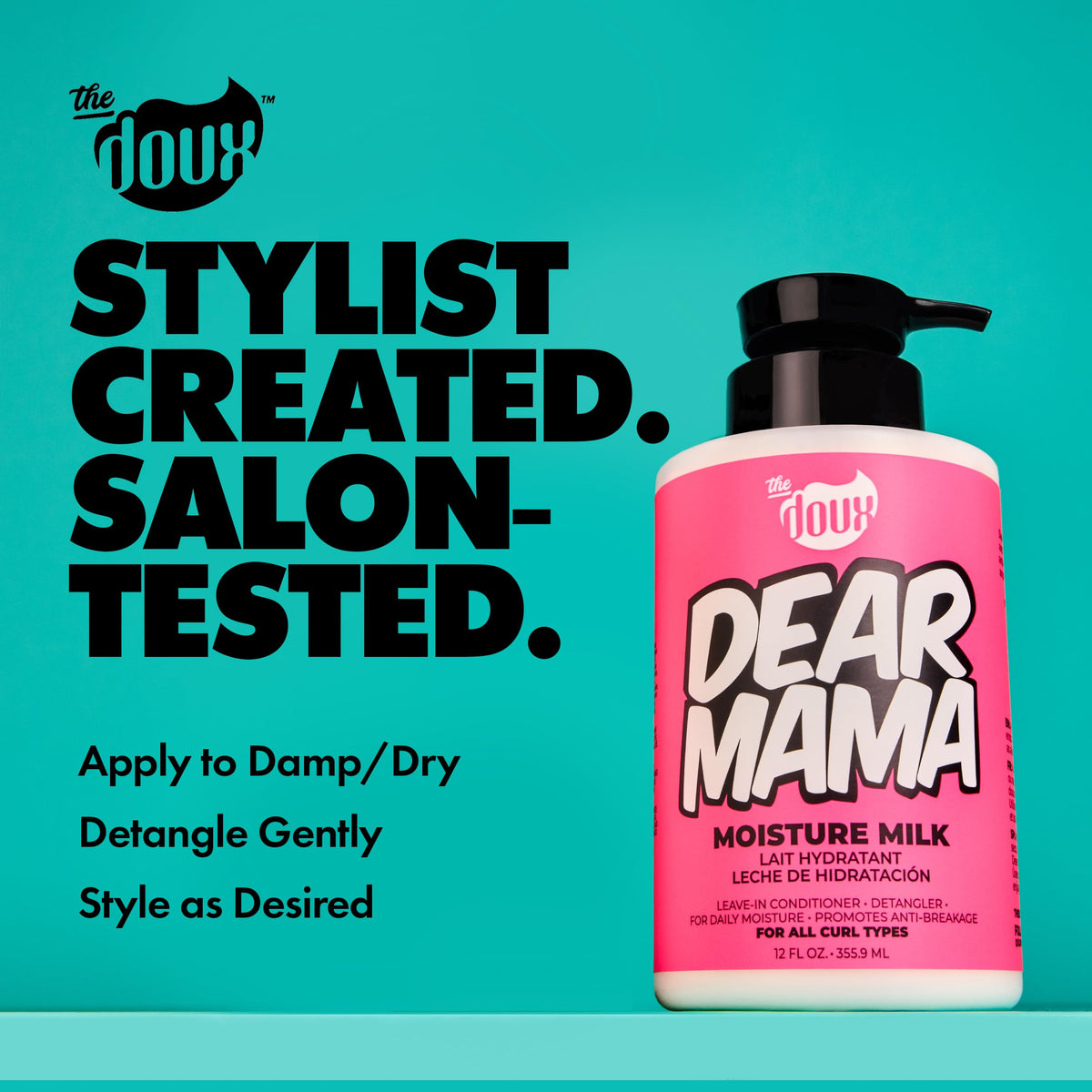 The Doux DEAR MAMA lightweight texture close-up highlighting smooth finish