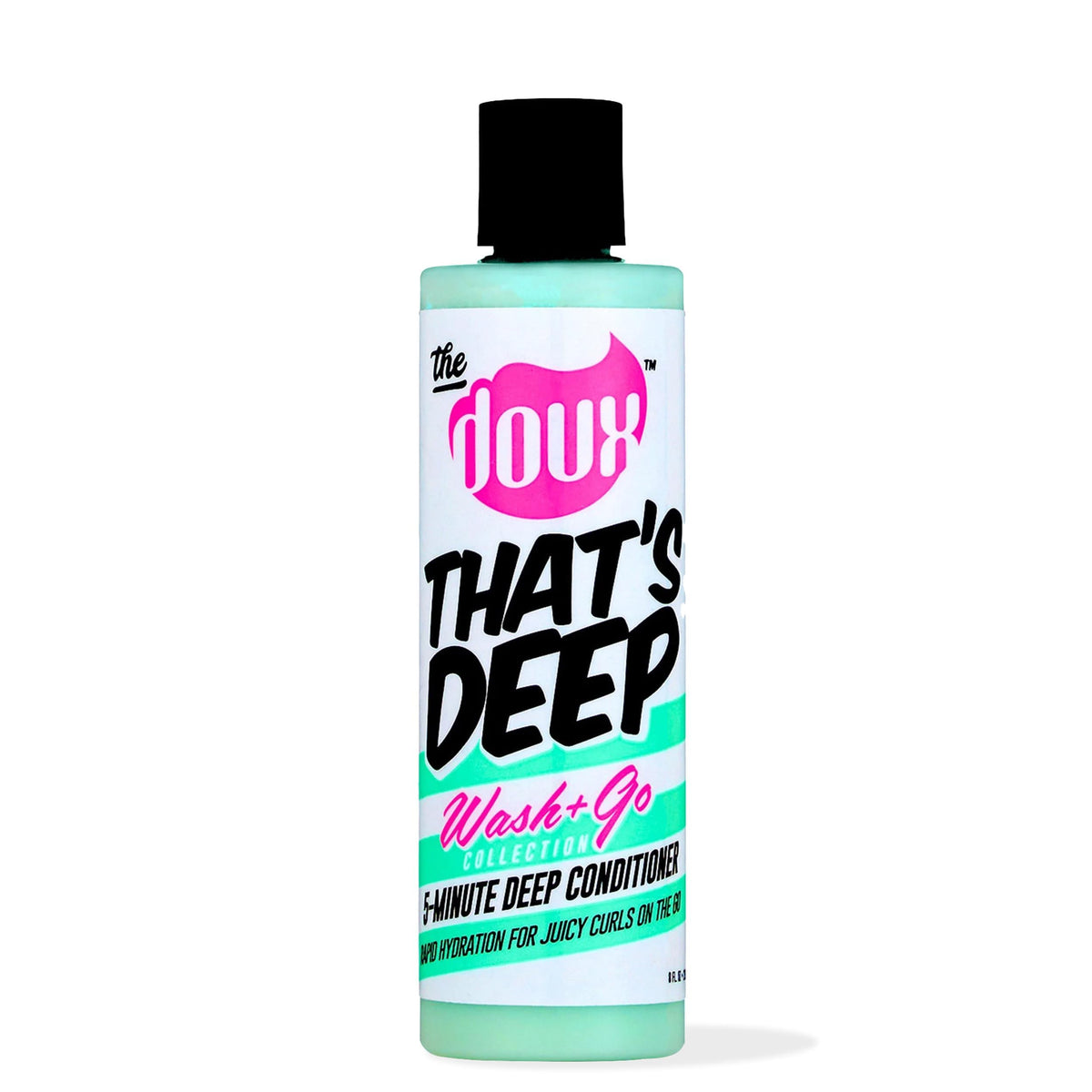 The Doux front packaging 8oz showing product and fast hydration benefit
