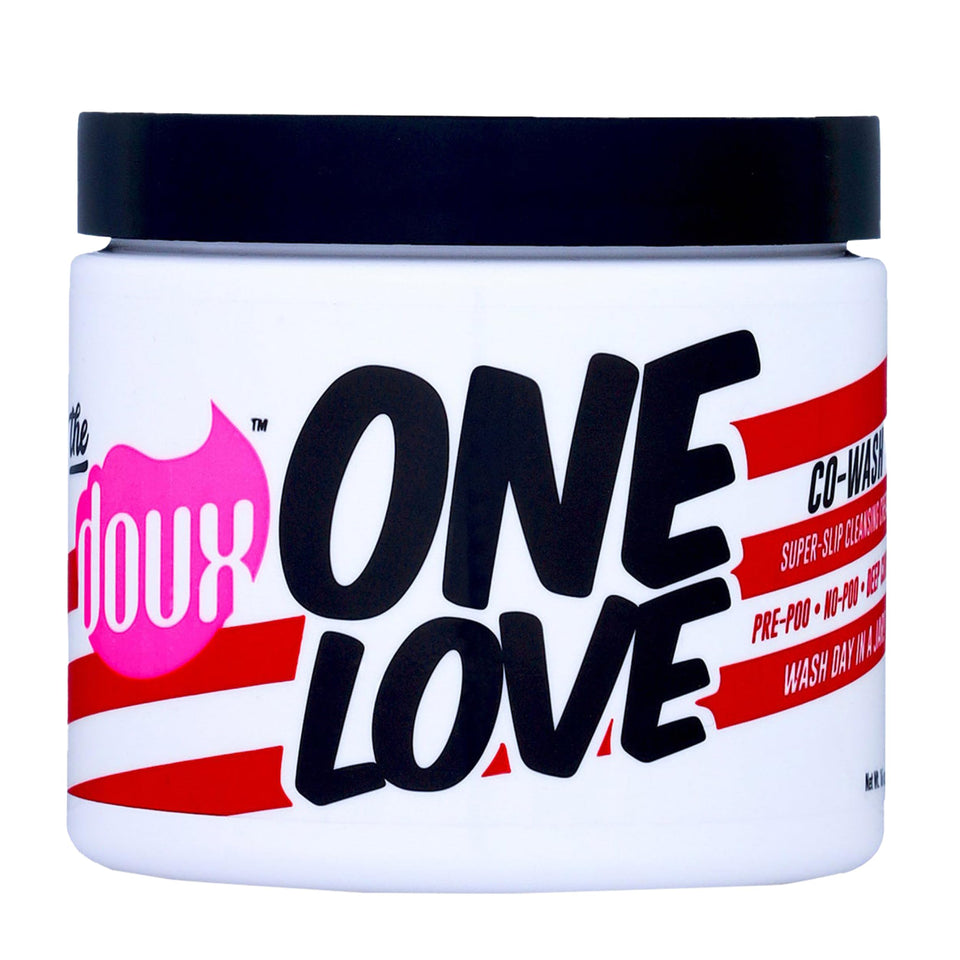 The Doux front packaging showing jar and label with clean design benefits