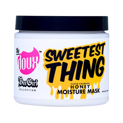 The Doux jar front view showing label and volume, highlighting professional hydration benefit