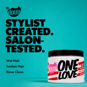 The Doux co-wash creamy texture close-up demonstrating smooth slip