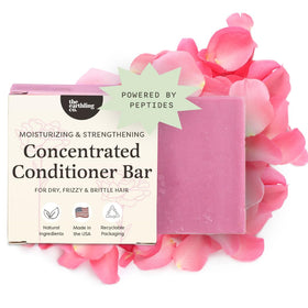 The Earthling Co. conditioner bar front packaging showing scent and size, promotes zero-waste