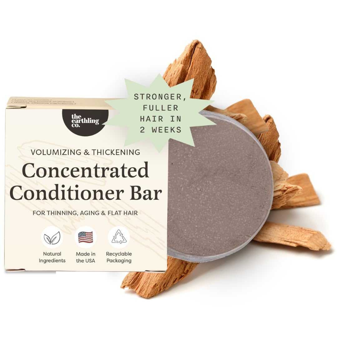 The Earthling Co. conditioner bar front packaging showing eco-friendly design and benefits