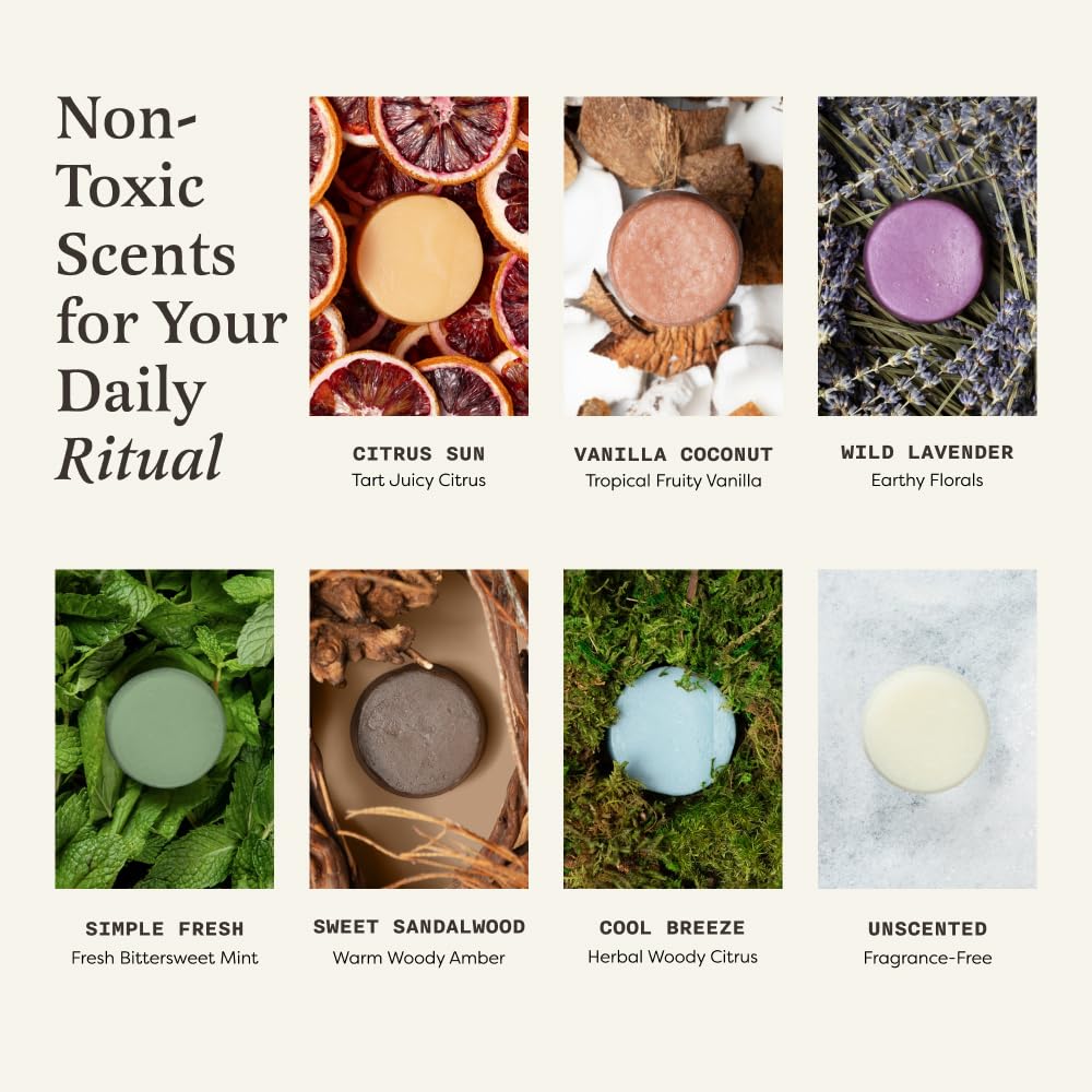 the earthling co. ingredient layout showing coconut oil and pro vitamin B5 clarity